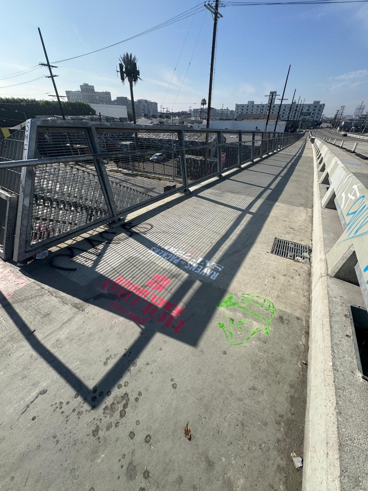 Stencil 9.9 Sixth St Bridge